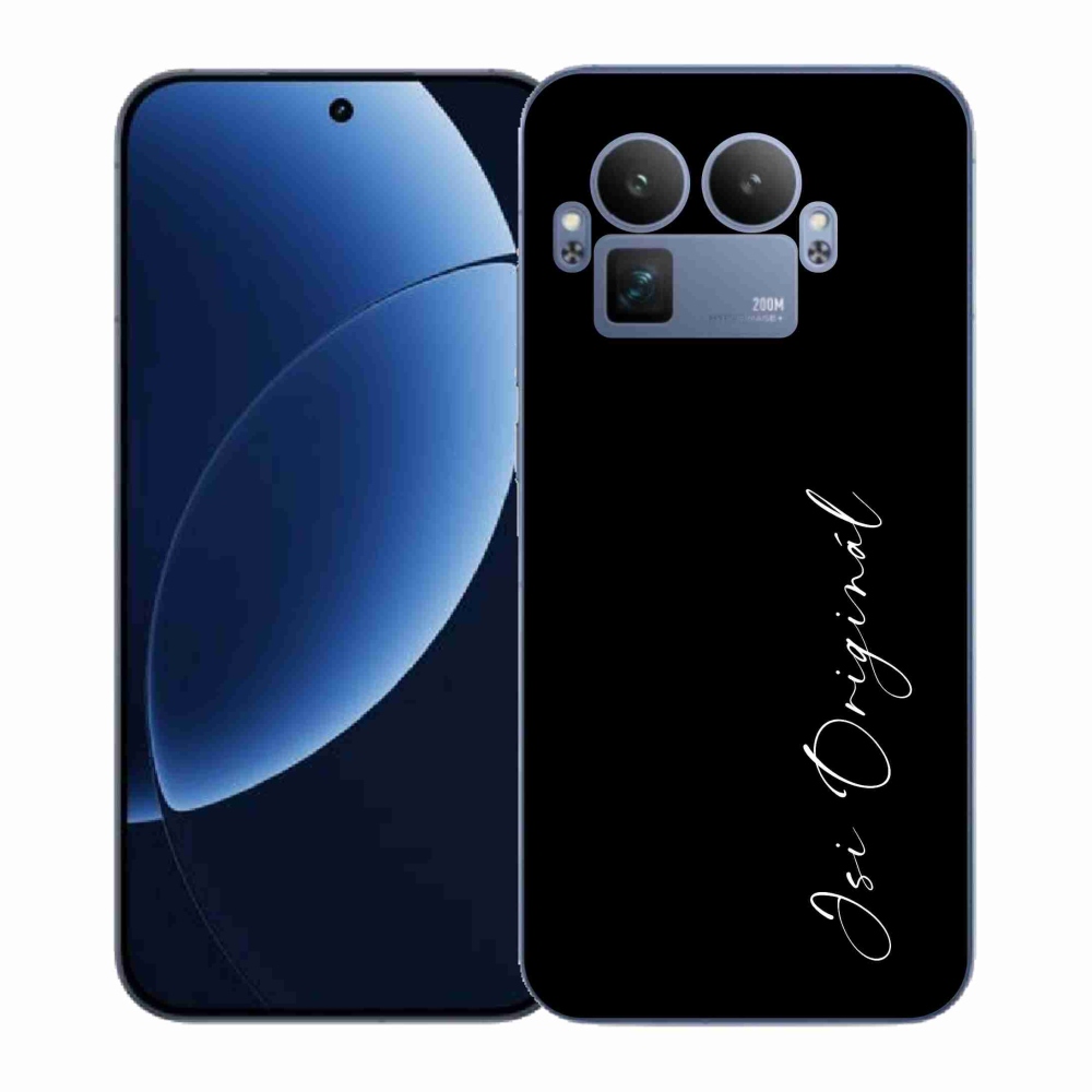 Gelový kryt mmCase na Realme GT 8 Pro - jsi originál černé pozadí