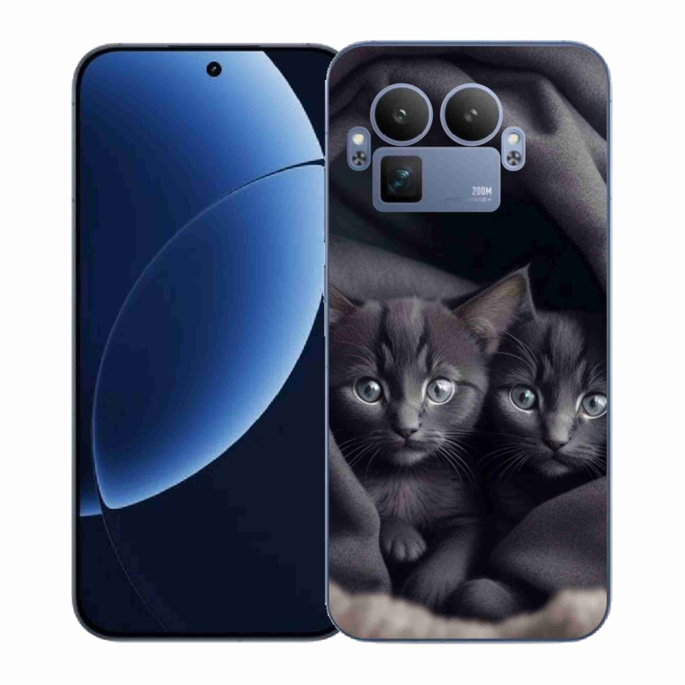 Gelový kryt mmCase na Realme GT 8 Pro - kočičí duo