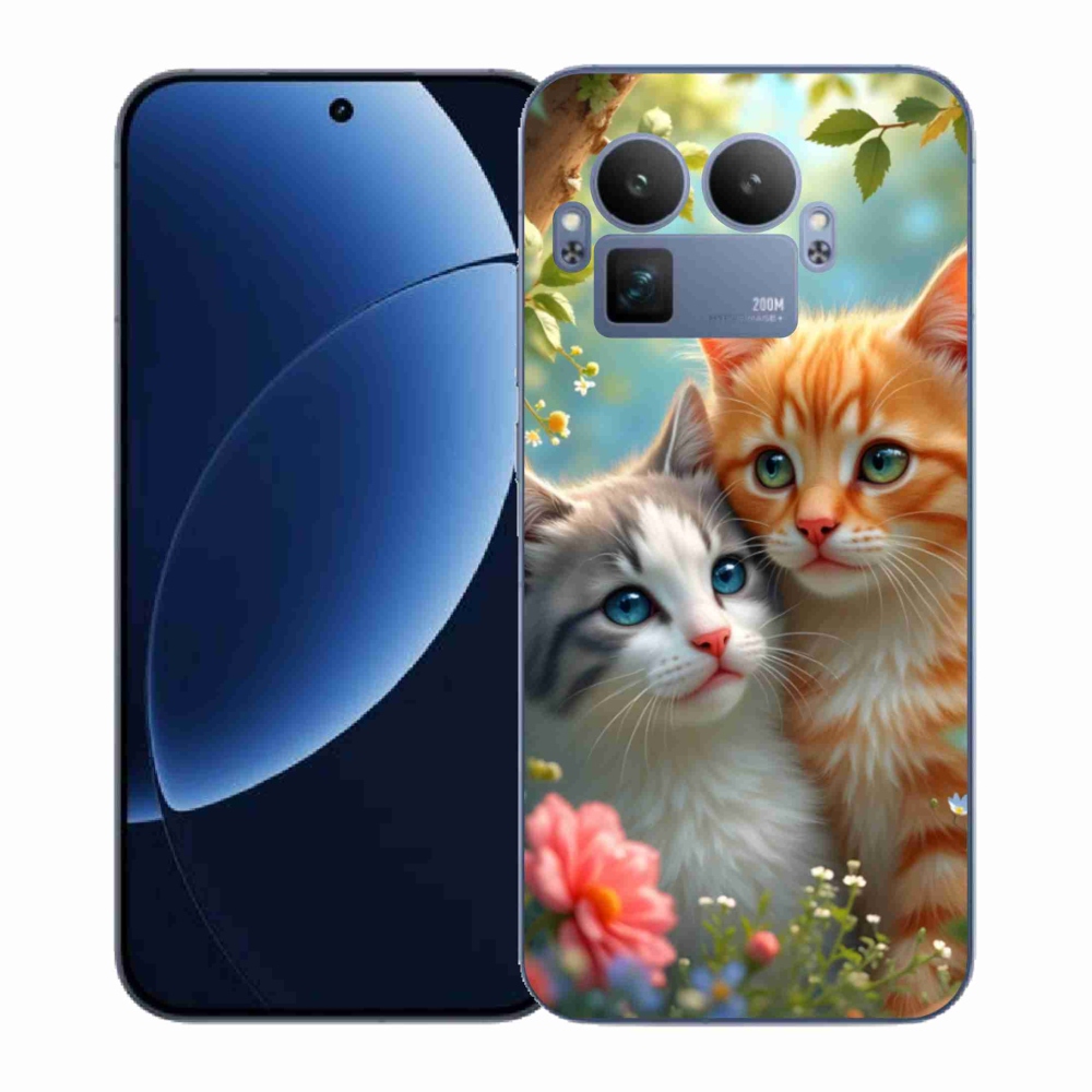 Gelový kryt mmCase na Realme GT 8 Pro - kočičí láska 2