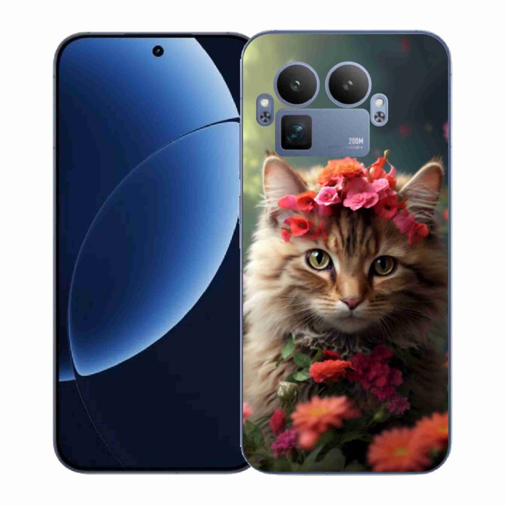 Gelový kryt mmCase na Realme GT 8 Pro - kočíčí princezna