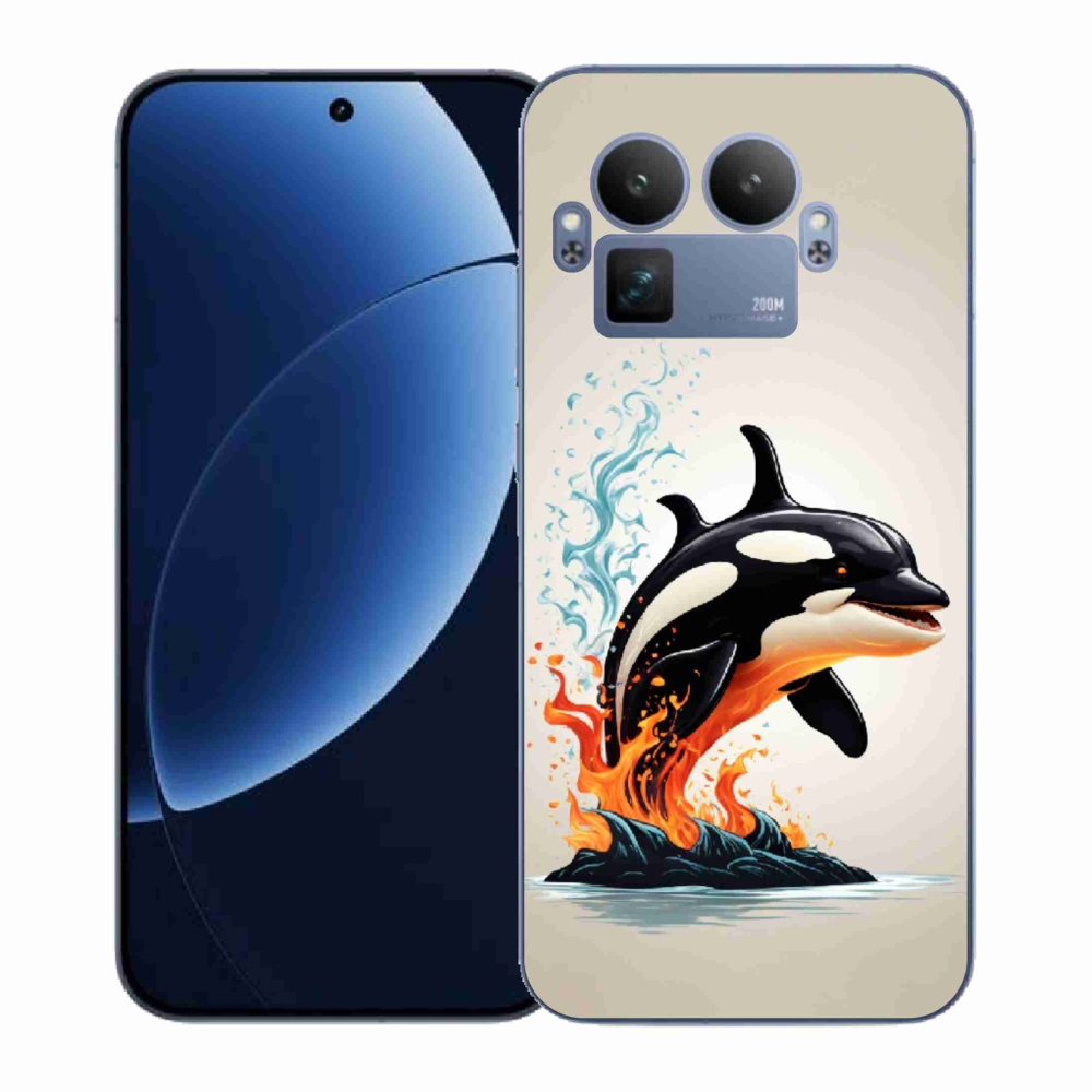 Gelový kryt mmCase na Realme GT 8 Pro - kosatka