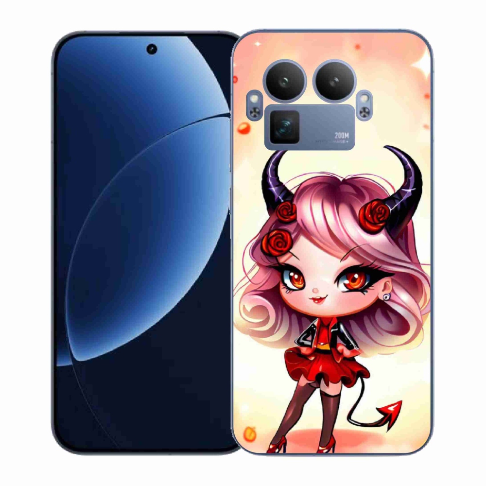 Gelový kryt mmCase na Realme GT 8 Pro - kreslená čertice