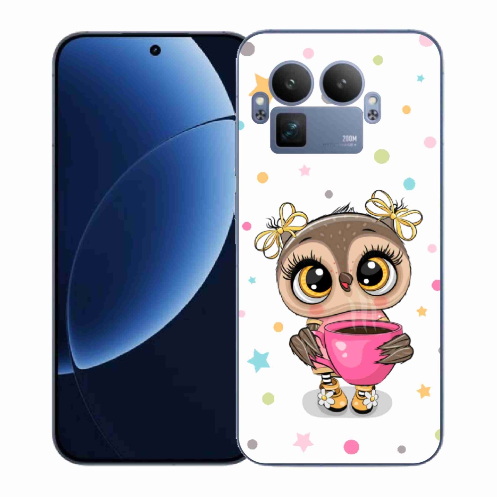 Gelový kryt mmCase na Realme GT 8 Pro - kreslená sovička