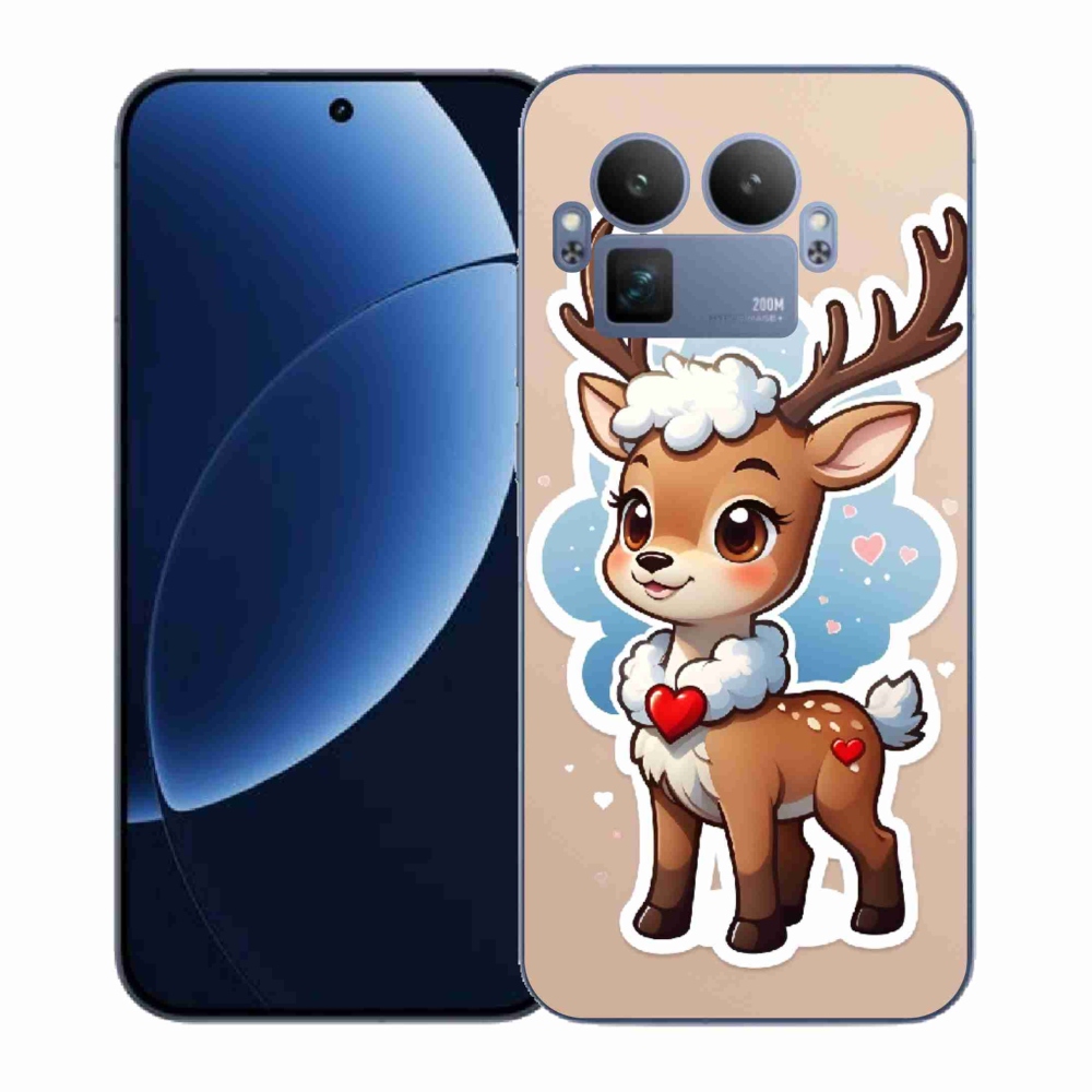 Gelový kryt mmCase na Realme GT 8 Pro - kreslený sob