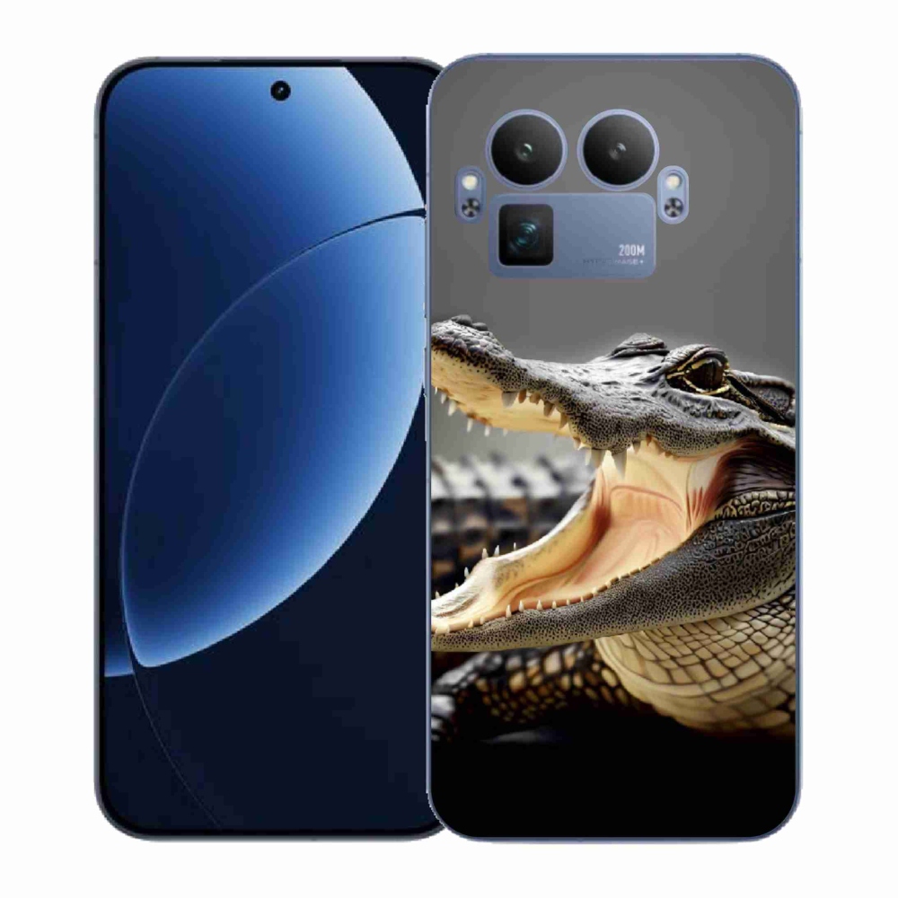 Gelový kryt mmCase na Realme GT 8 Pro - krokodýl