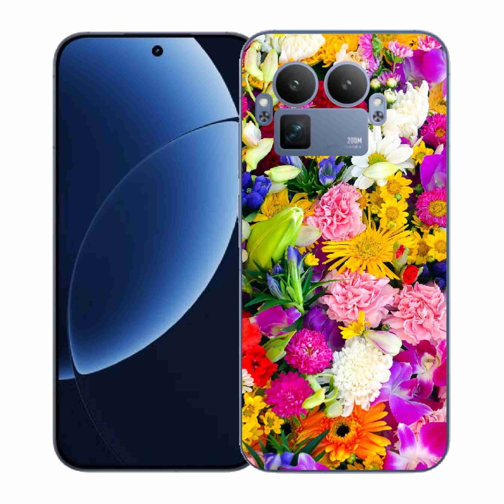 Gelový kryt mmCase na Realme GT 8 Pro - květiny 12