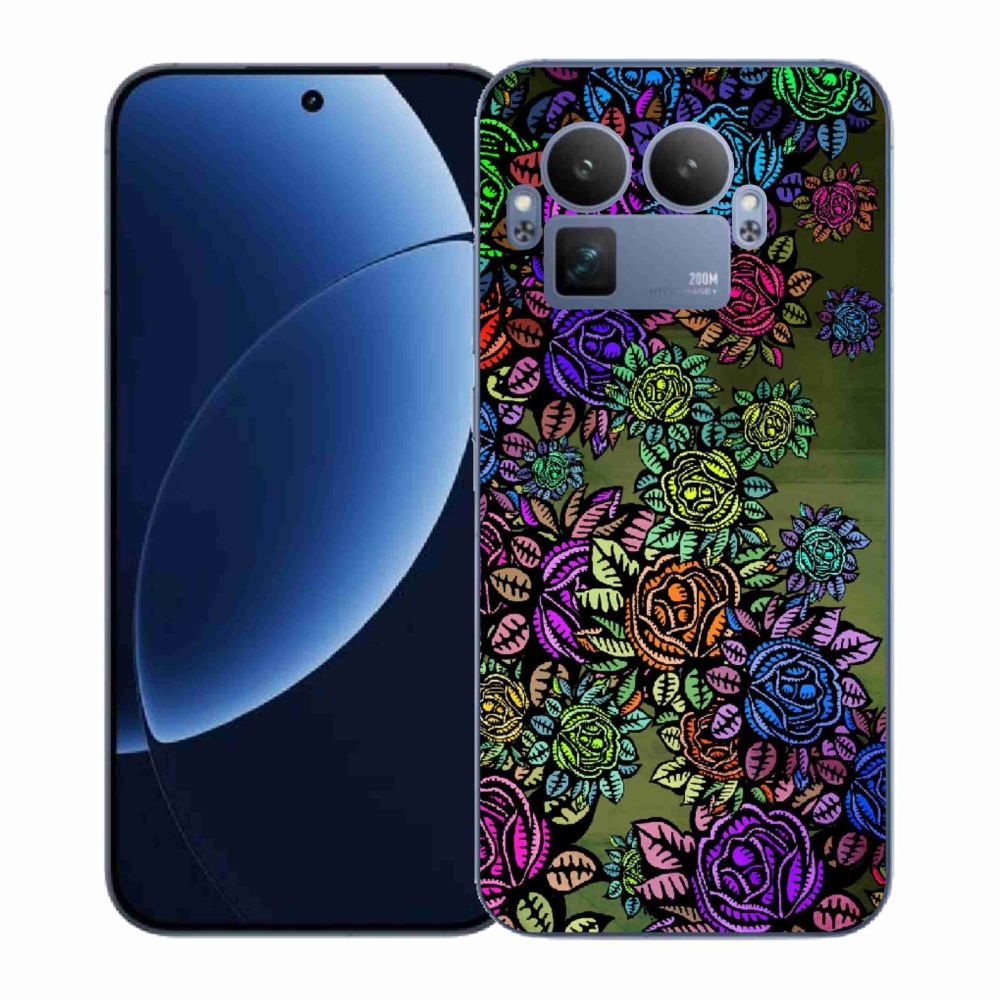 Gelový kryt mmCase na Realme GT 8 Pro - květiny 6