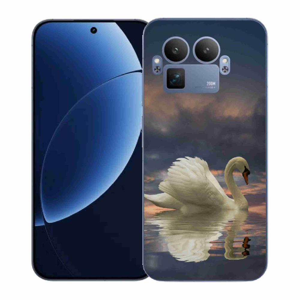 Gelový kryt mmCase na Realme GT 8 Pro - labuť