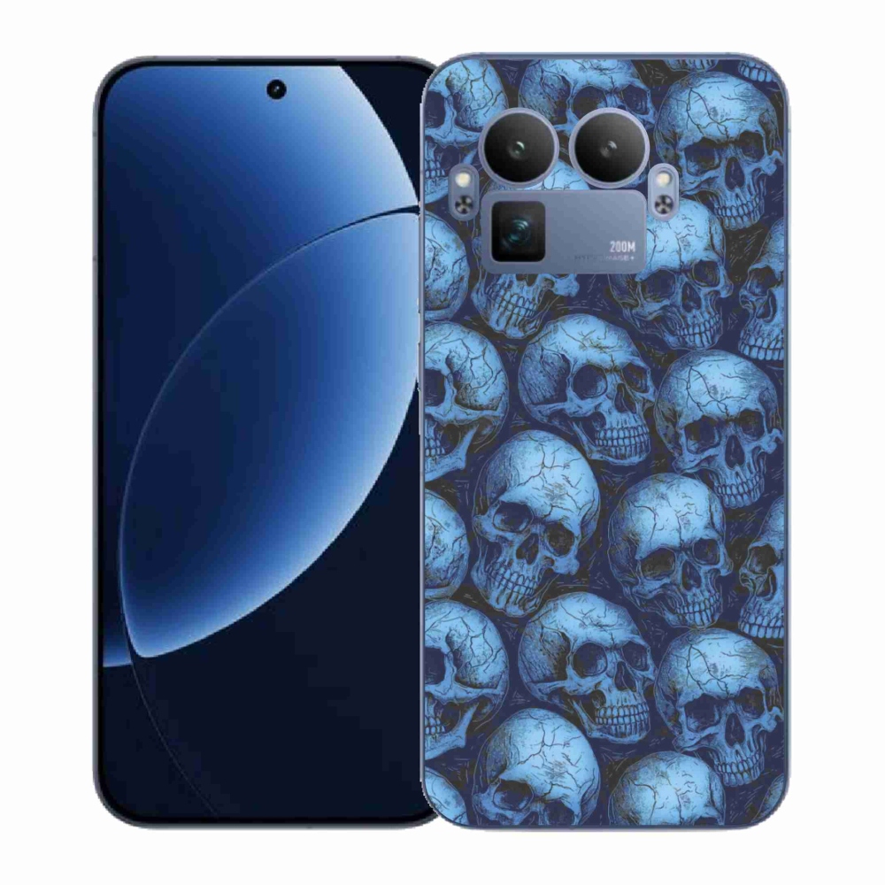 Gelový kryt mmCase na Realme GT 8 Pro - lebky