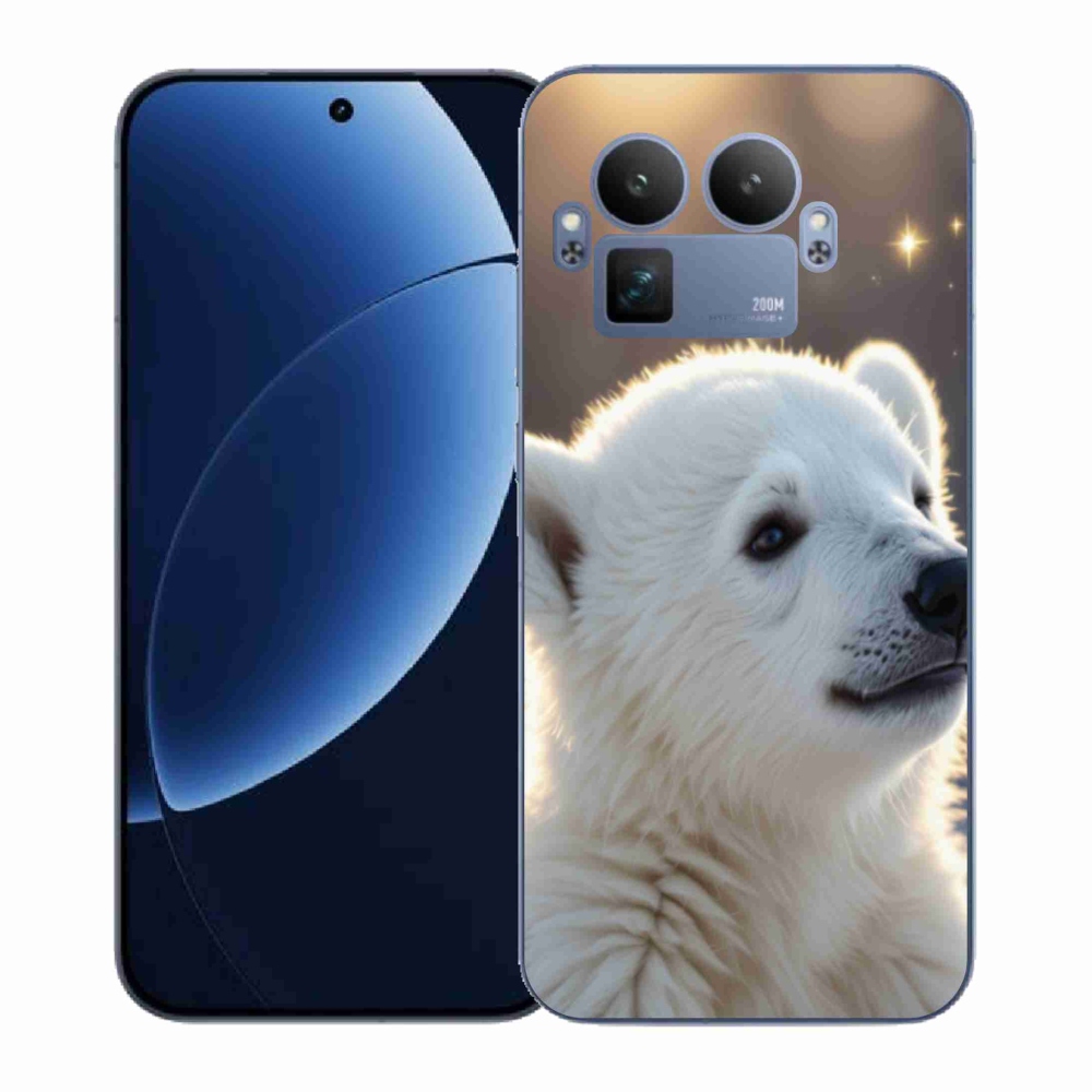 Gelový kryt mmCase na Realme GT 8 Pro - lední medvěd