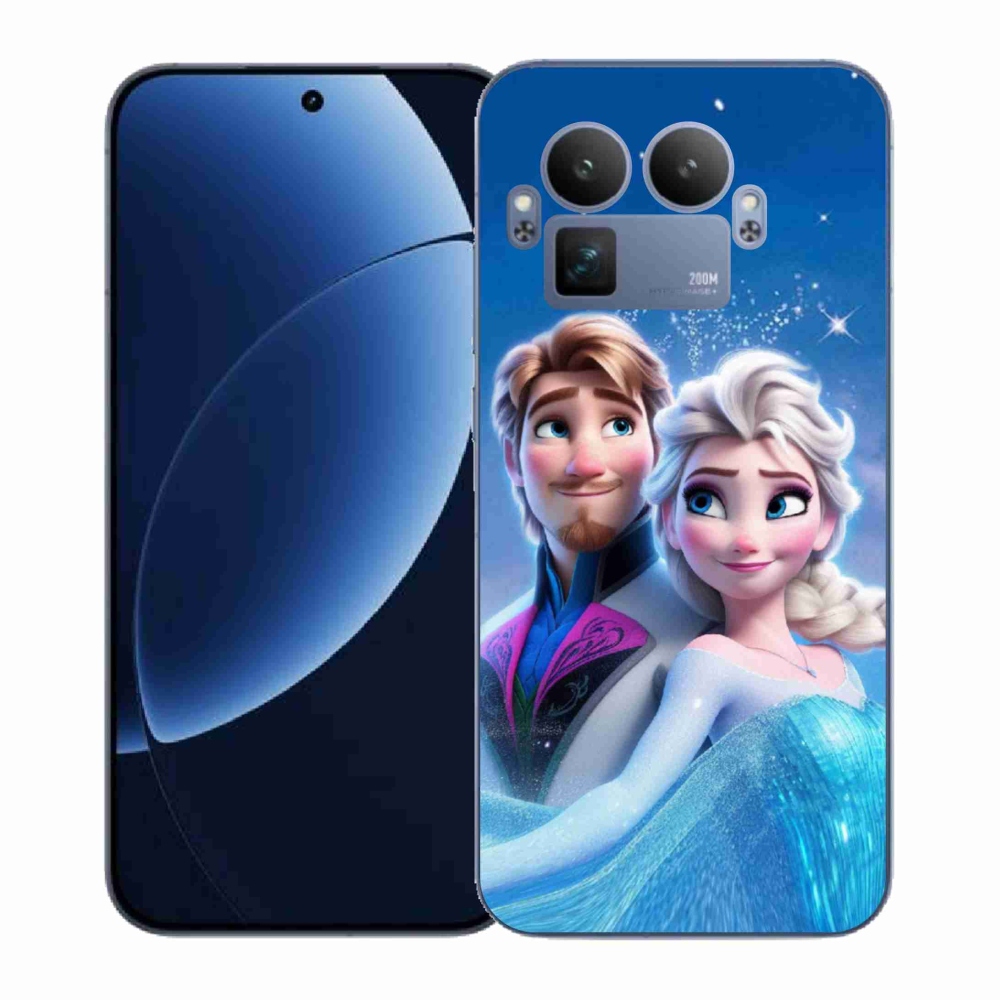 Gelový kryt mmCase na Realme GT 8 Pro - ledové království 1