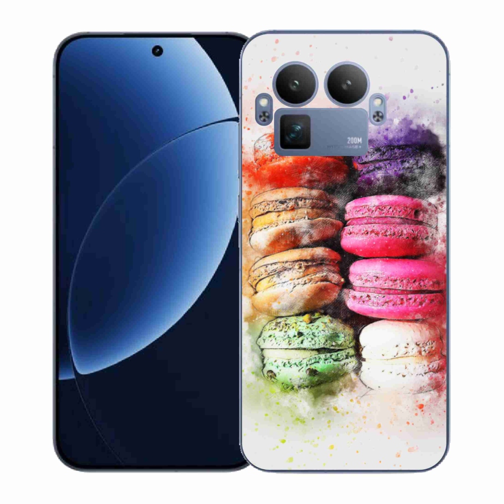 Gelový kryt mmCase na Realme GT 8 Pro - makrónky