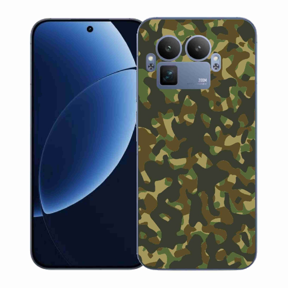 Gelový kryt mmCase na Realme GT 8 Pro - maskáčový vzor 1