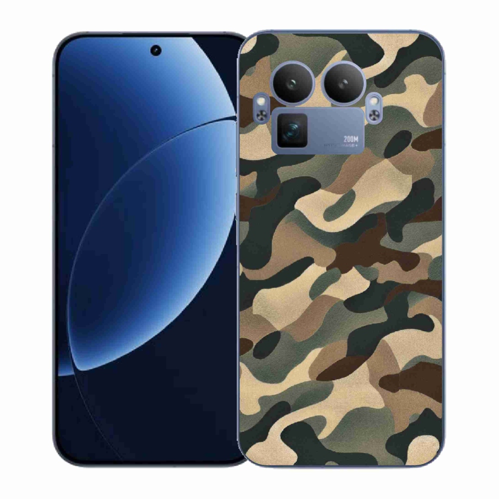 Gelový kryt mmCase na Realme GT 8 Pro - maskáčový vzor 11