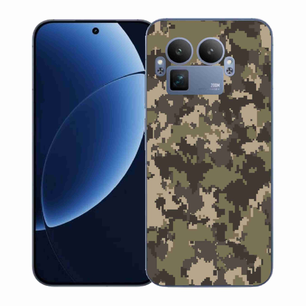 Gelový kryt mmCase na Realme GT 8 Pro - maskáčový vzor 12