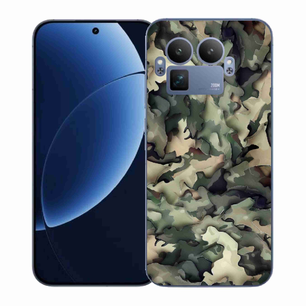 Gelový kryt mmCase na Realme GT 8 Pro - maskáčový vzor 9