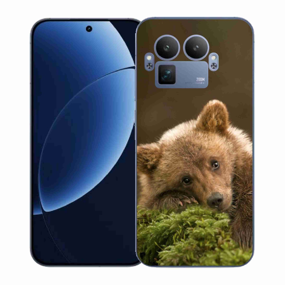 Gelový kryt mmCase na Realme GT 8 Pro - medvěd