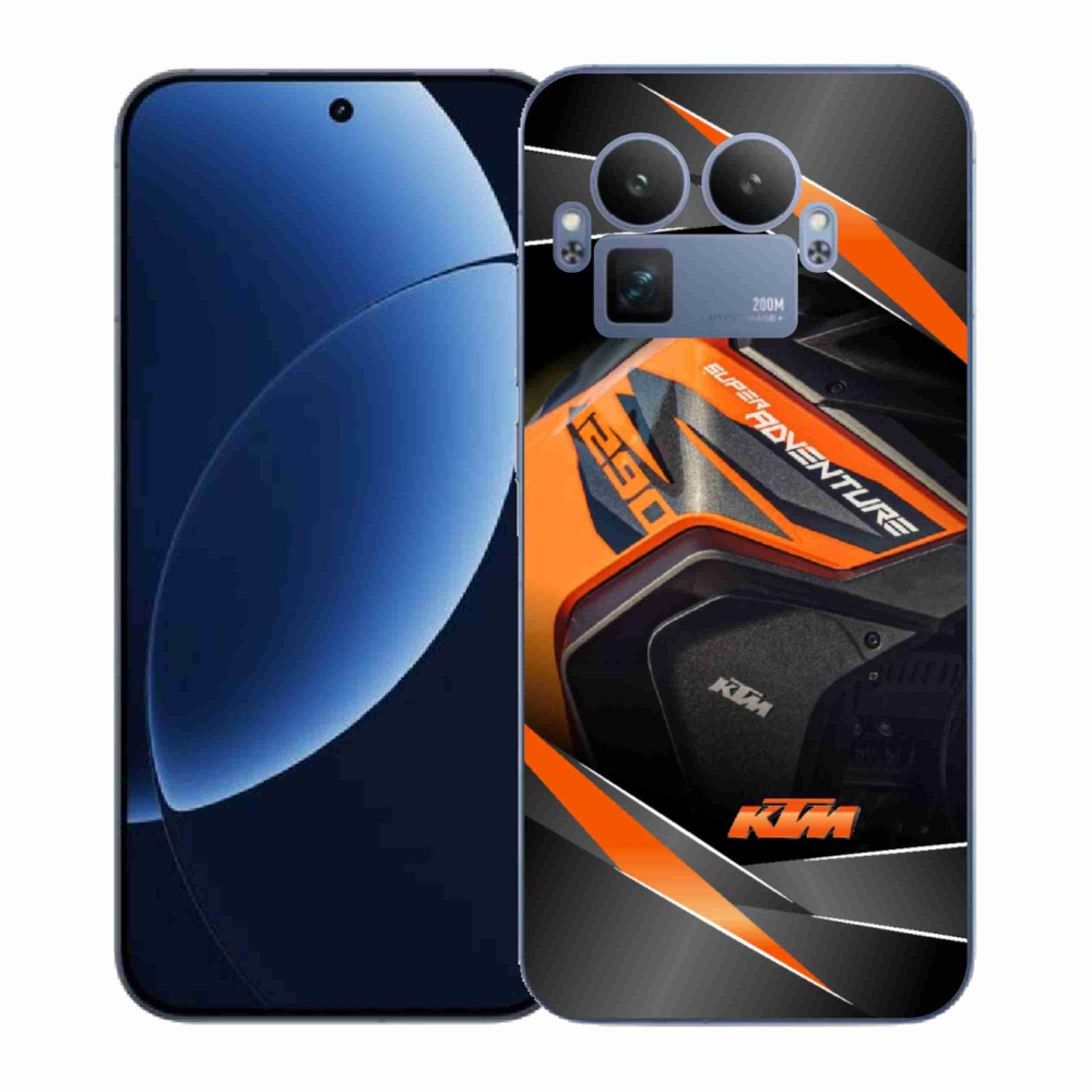 Gelový kryt mmCase na Realme GT 8 Pro - motorka ktm