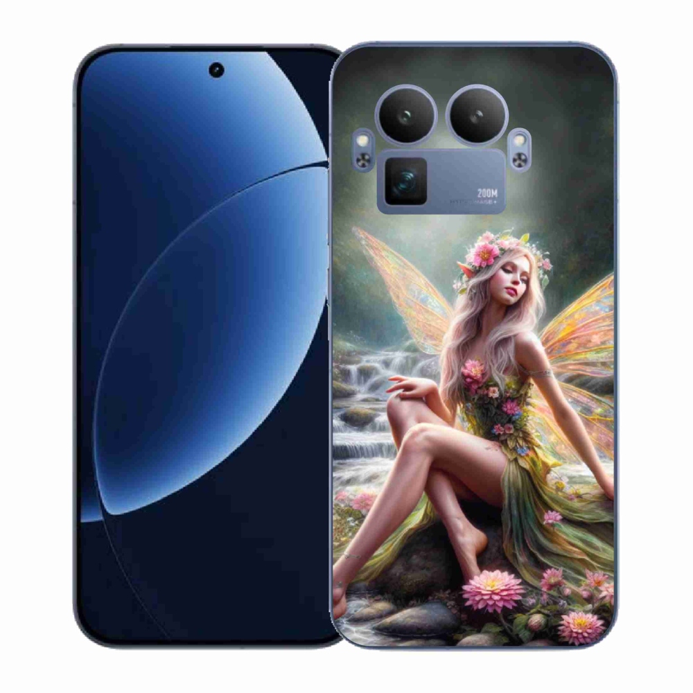 Gelový kryt mmCase na Realme GT 8 Pro - motýlí žena 1