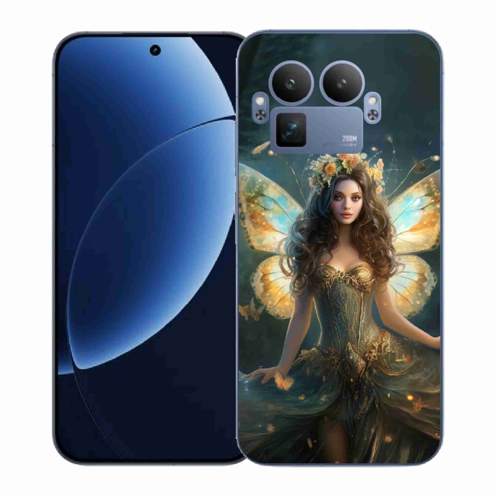 Gelový kryt mmCase na Realme GT 8 Pro - motýlí žena