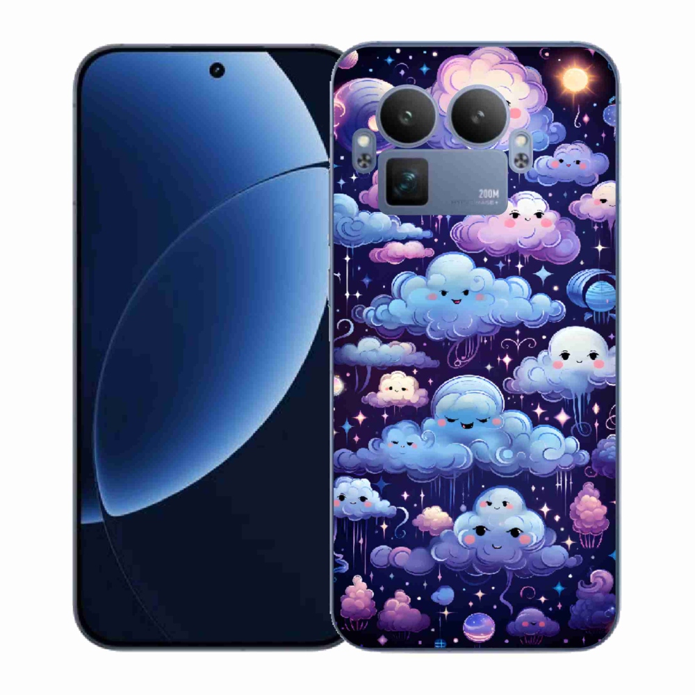 Gelový kryt mmCase na Realme GT 8 Pro - mráčky