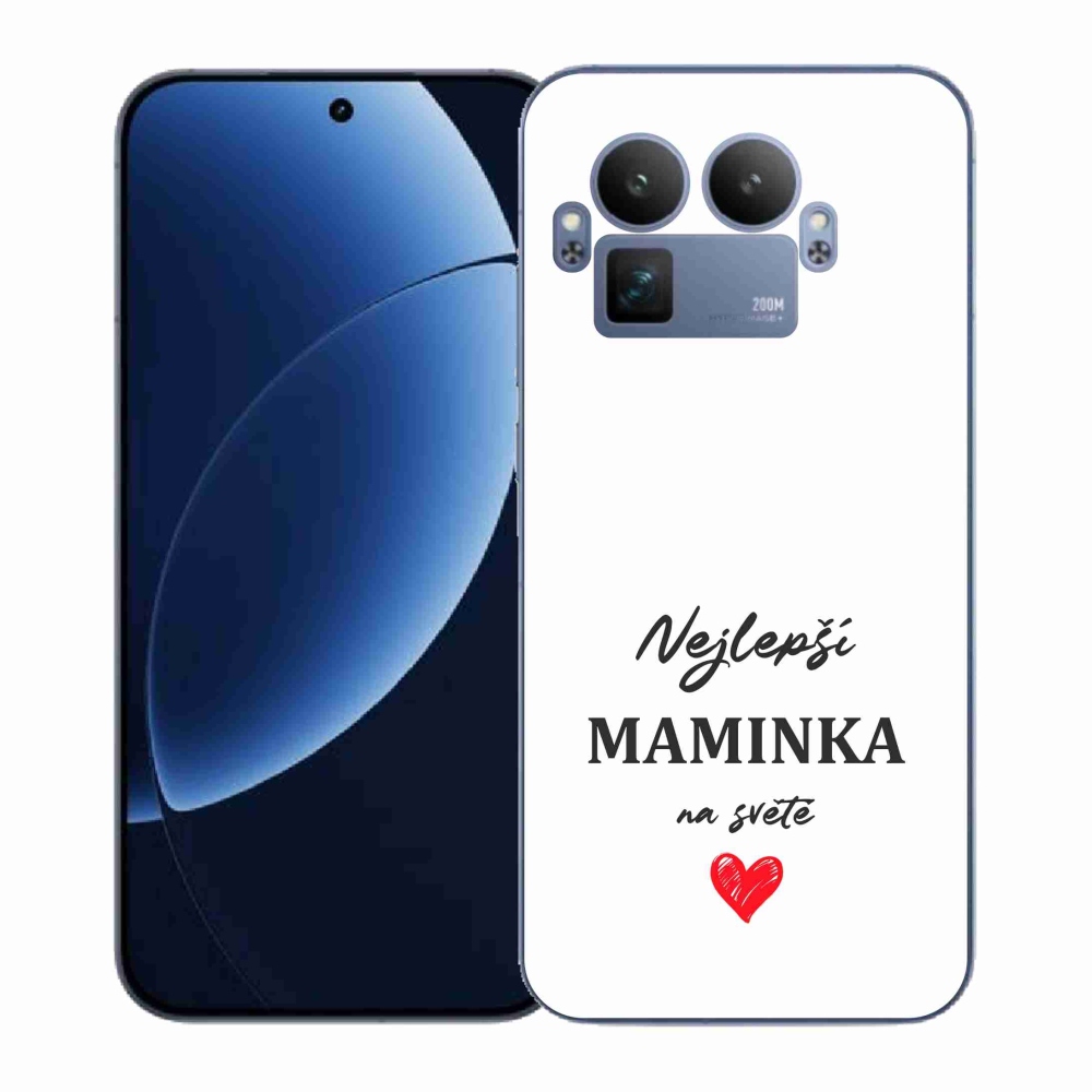 Gelový kryt mmCase na Realme GT 8 Pro - nejlepší maminka 1 bílé pozadí