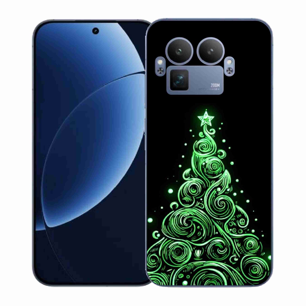 Gelový kryt mmCase na Realme GT 8 Pro - neonový vánoční stromek 3
