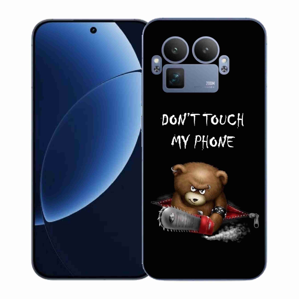 Gelový kryt mmCase na Realme GT 8 Pro - nesahej na telefon