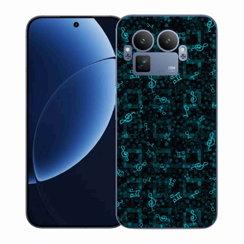 Gelový kryt mmCase na Realme GT 8 Pro - noty 1