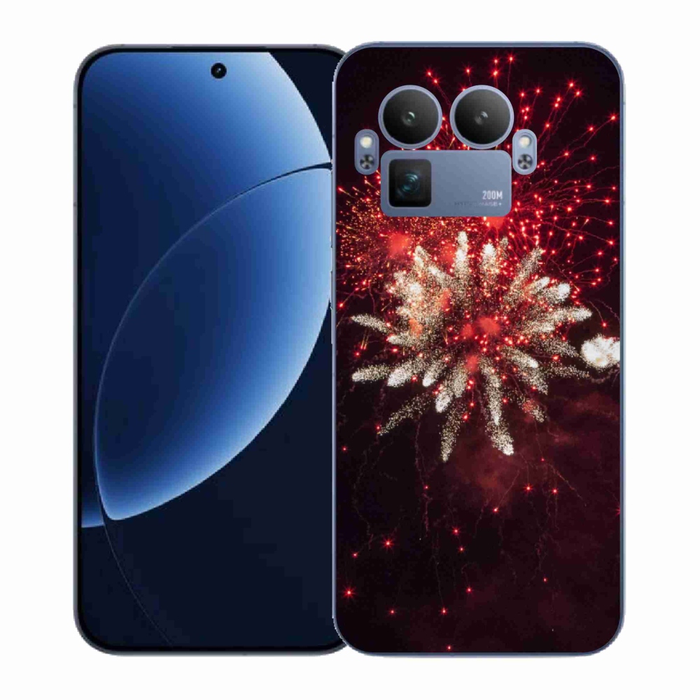 Gelový kryt mmCase na Realme GT 8 Pro - ohňostroj