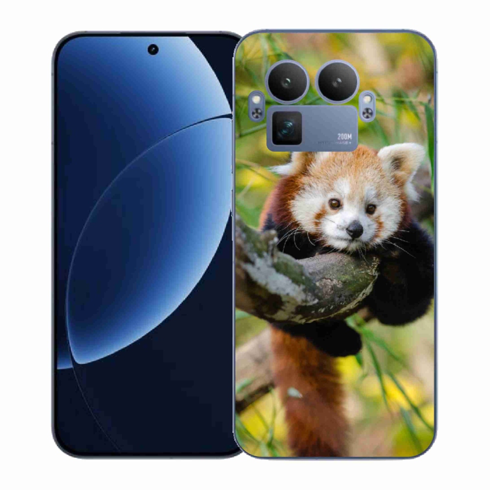 Gelový kryt mmCase na Realme GT 8 Pro - panda červená