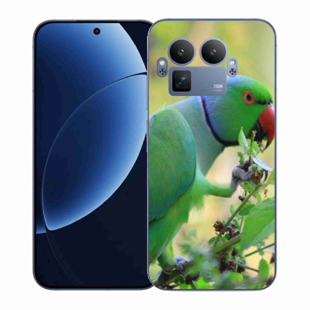 Gelový kryt mmCase na Realme GT 8 Pro - papoušek alexandr
