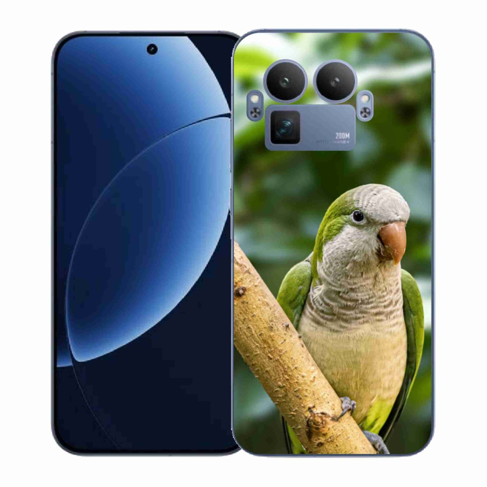 Gelový kryt mmCase na Realme GT 8 Pro - papoušek mníšek