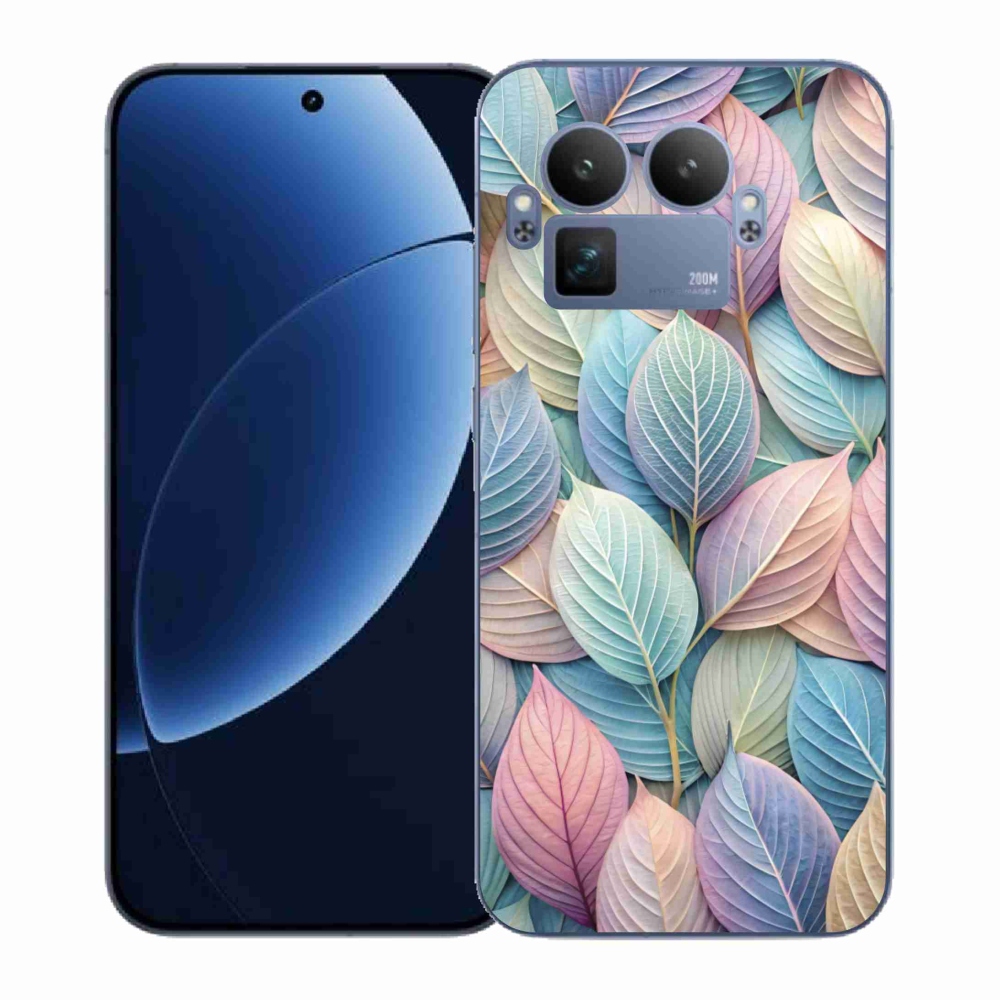Gelový kryt mmCase na Realme GT 8 Pro - pastelové listy