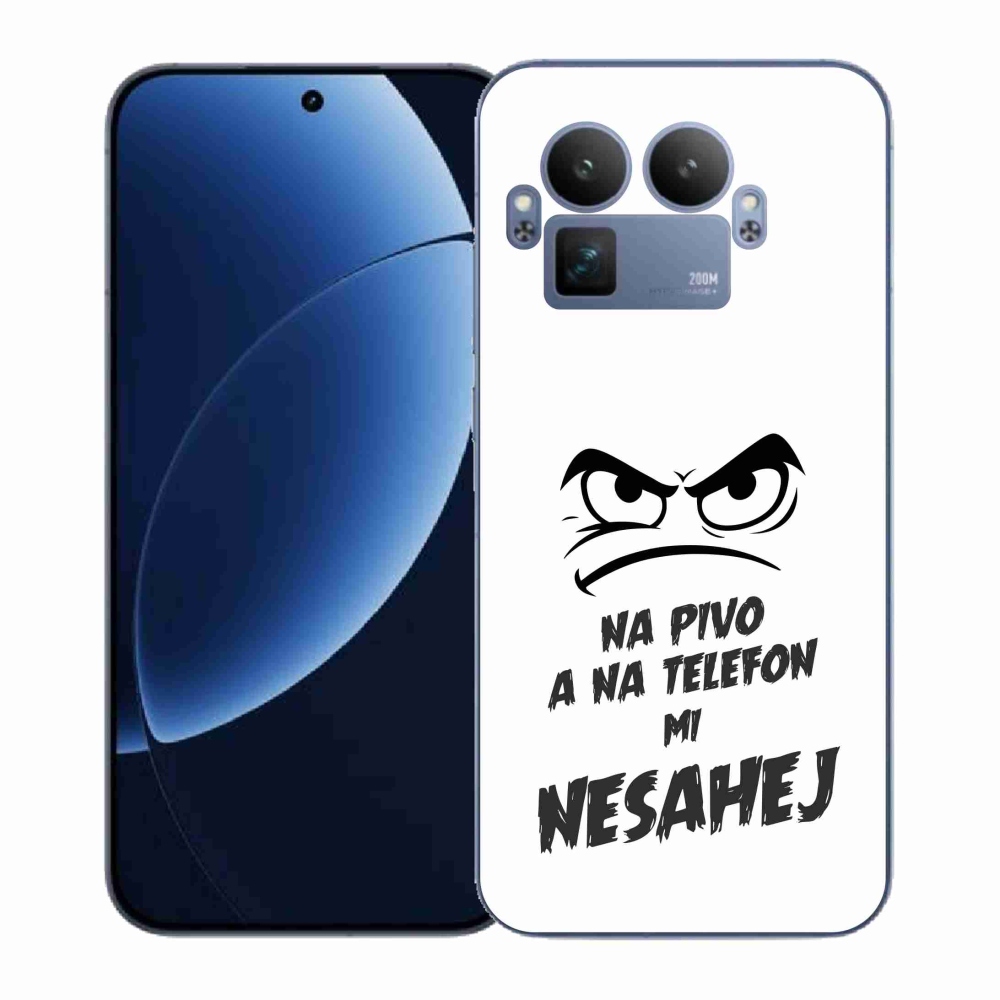 Gelový kryt mmCase na Realme GT 8 Pro - pivní motiv 2 bílé pozadí