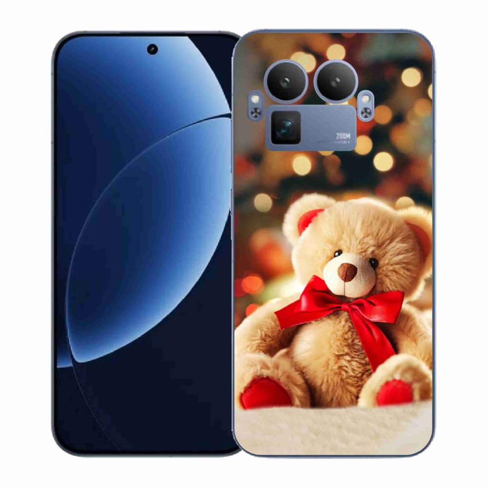 Gelový kryt mmCase na Realme GT 8 Pro - plyšový medvídek