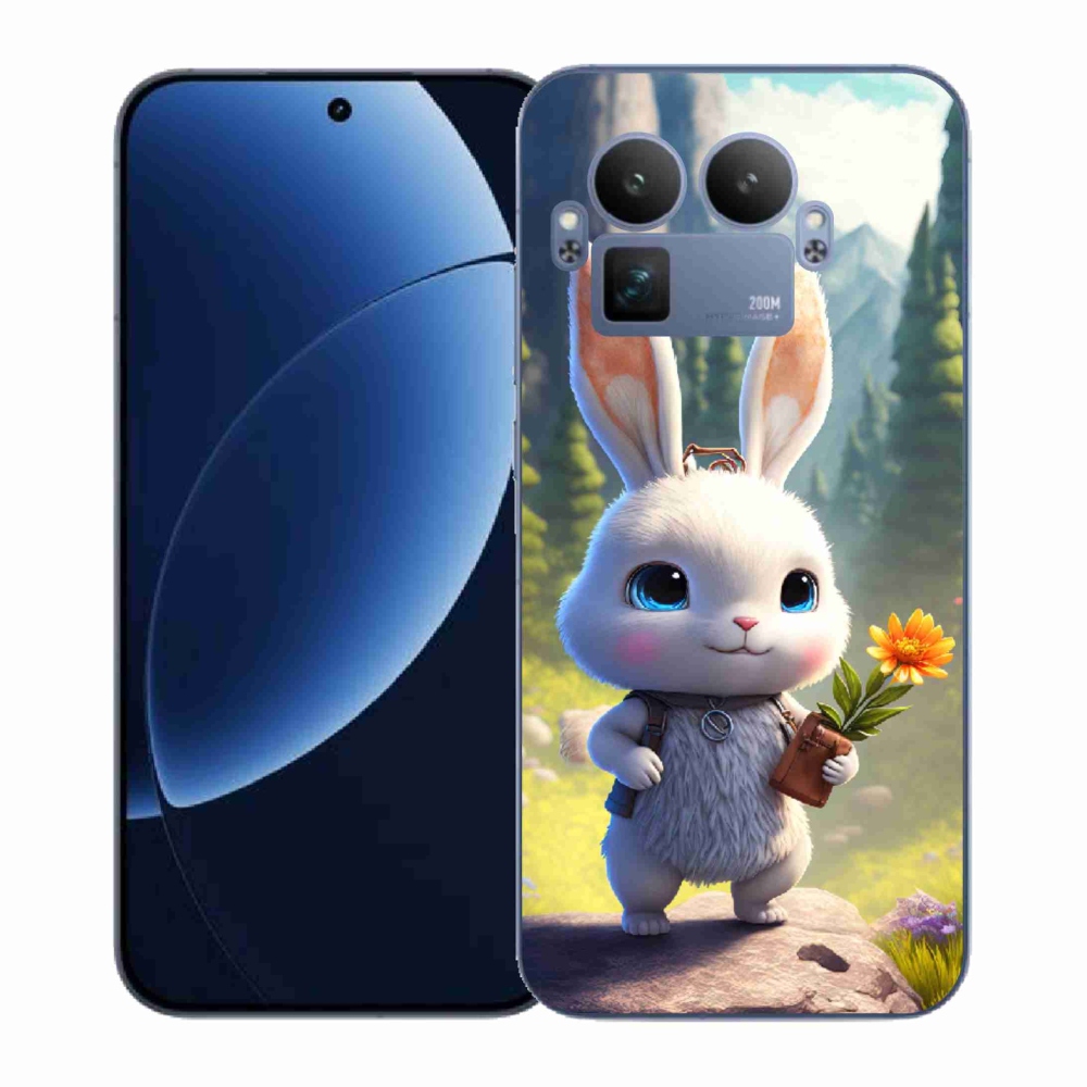 Gelový kryt mmCase na Realme GT 8 Pro - roztomilý králíček