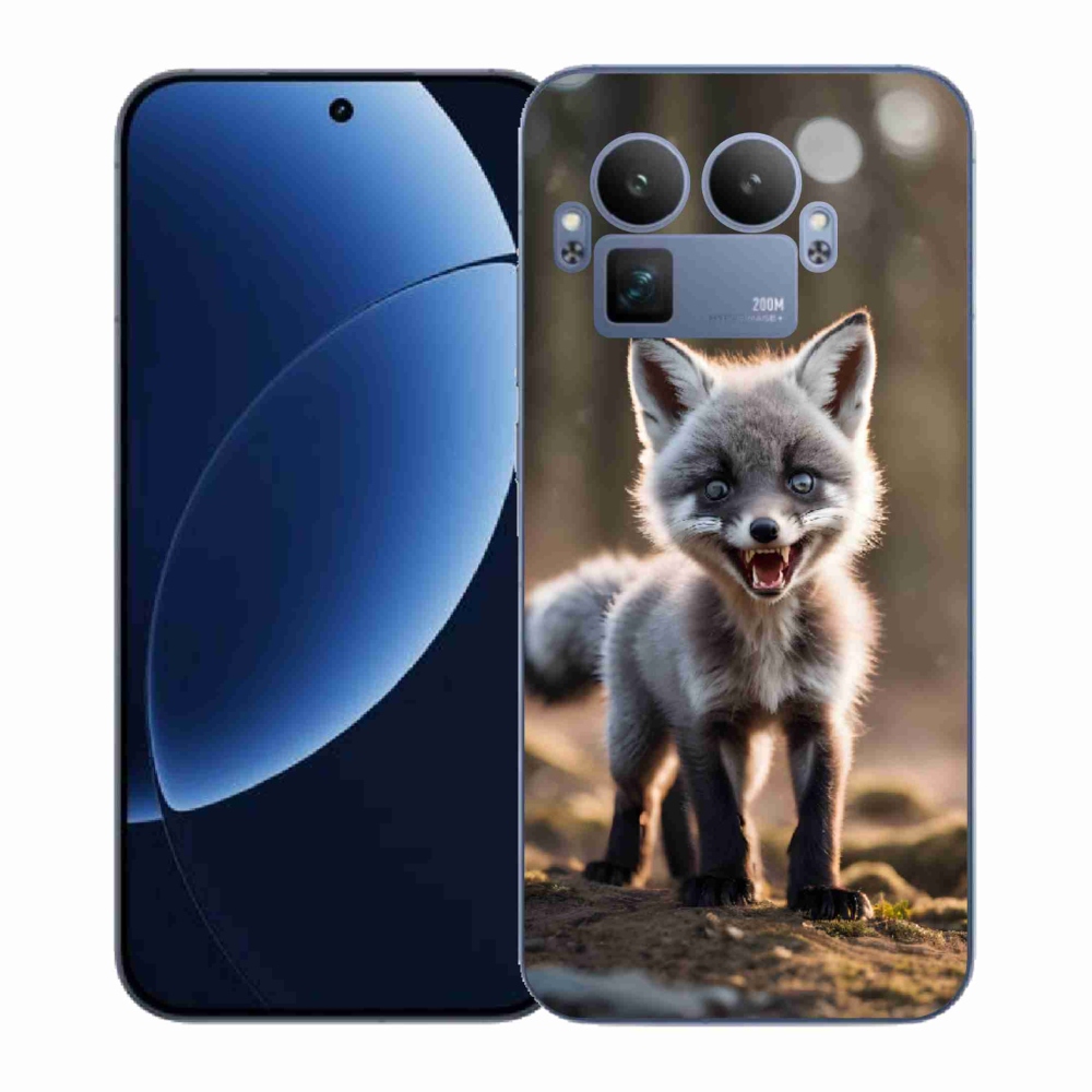 Gelový kryt mmCase na Realme GT 8 Pro - rozzuřená liška