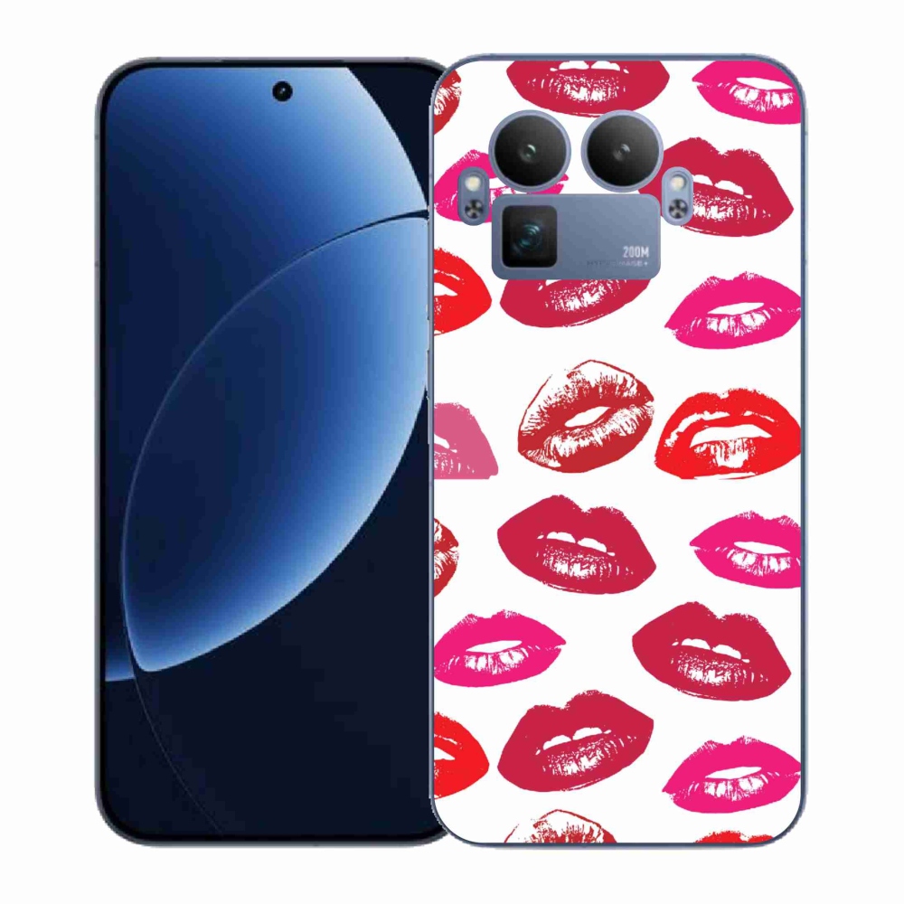 Gelový kryt mmCase na Realme GT 8 Pro - rty