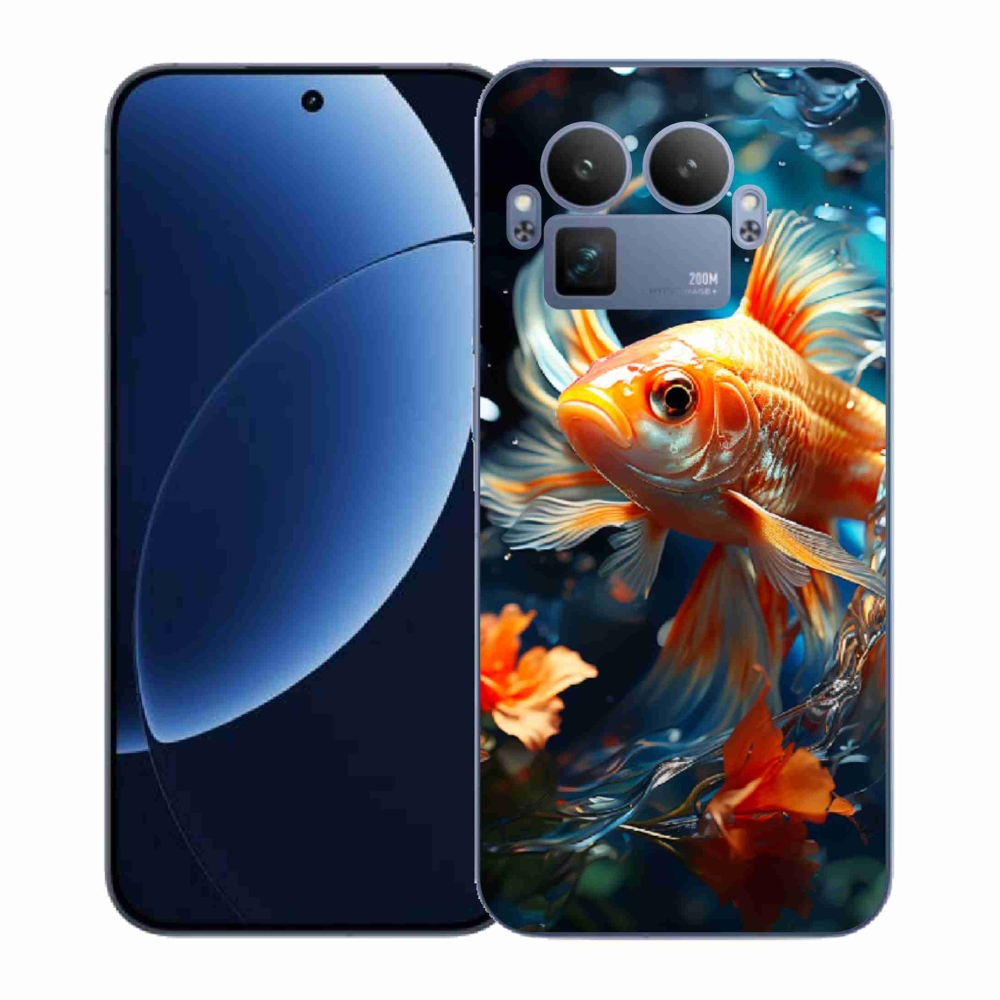 Gelový kryt mmCase na Realme GT 8 Pro - rybka