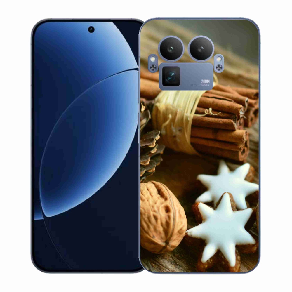 Gelový kryt mmCase na Realme GT 8 Pro - skořice a perníčky