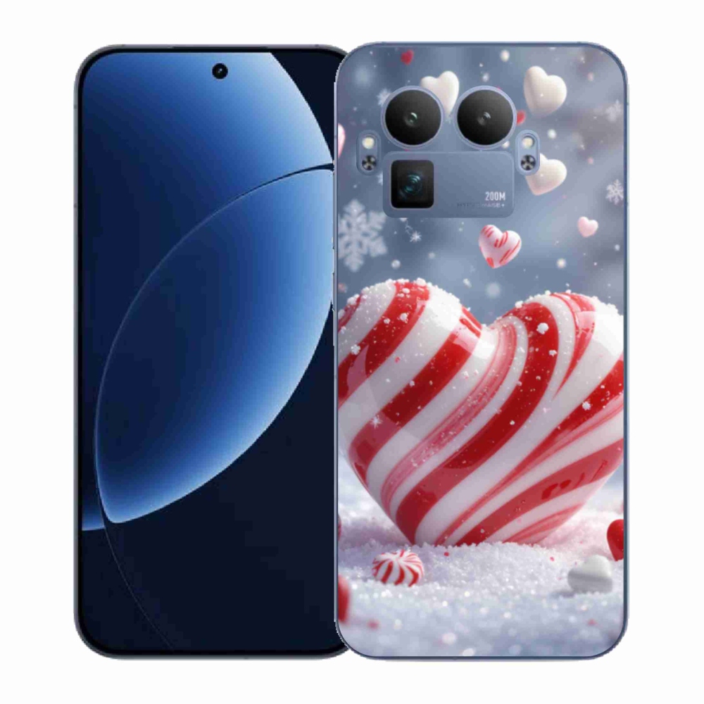 Gelový kryt mmCase na Realme GT 8 Pro - sladké srdce