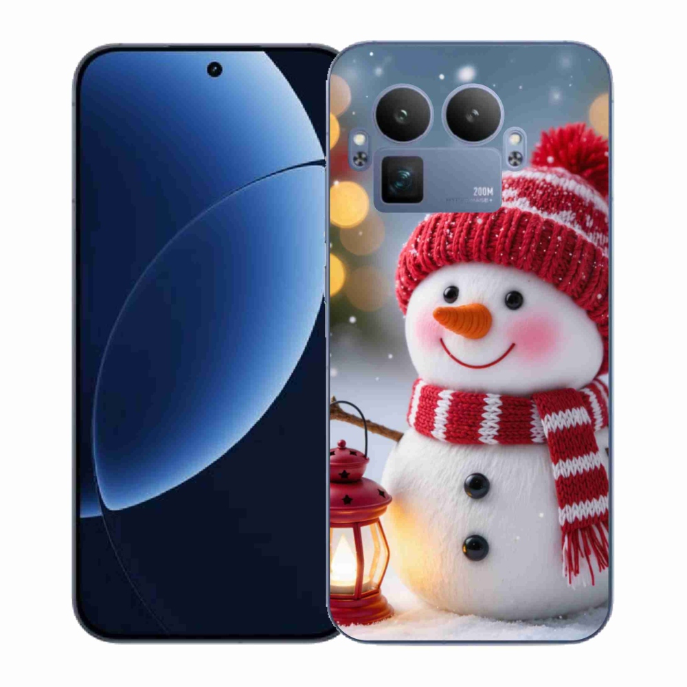 Gelový kryt mmCase na Realme GT 8 Pro - sněhulák 2
