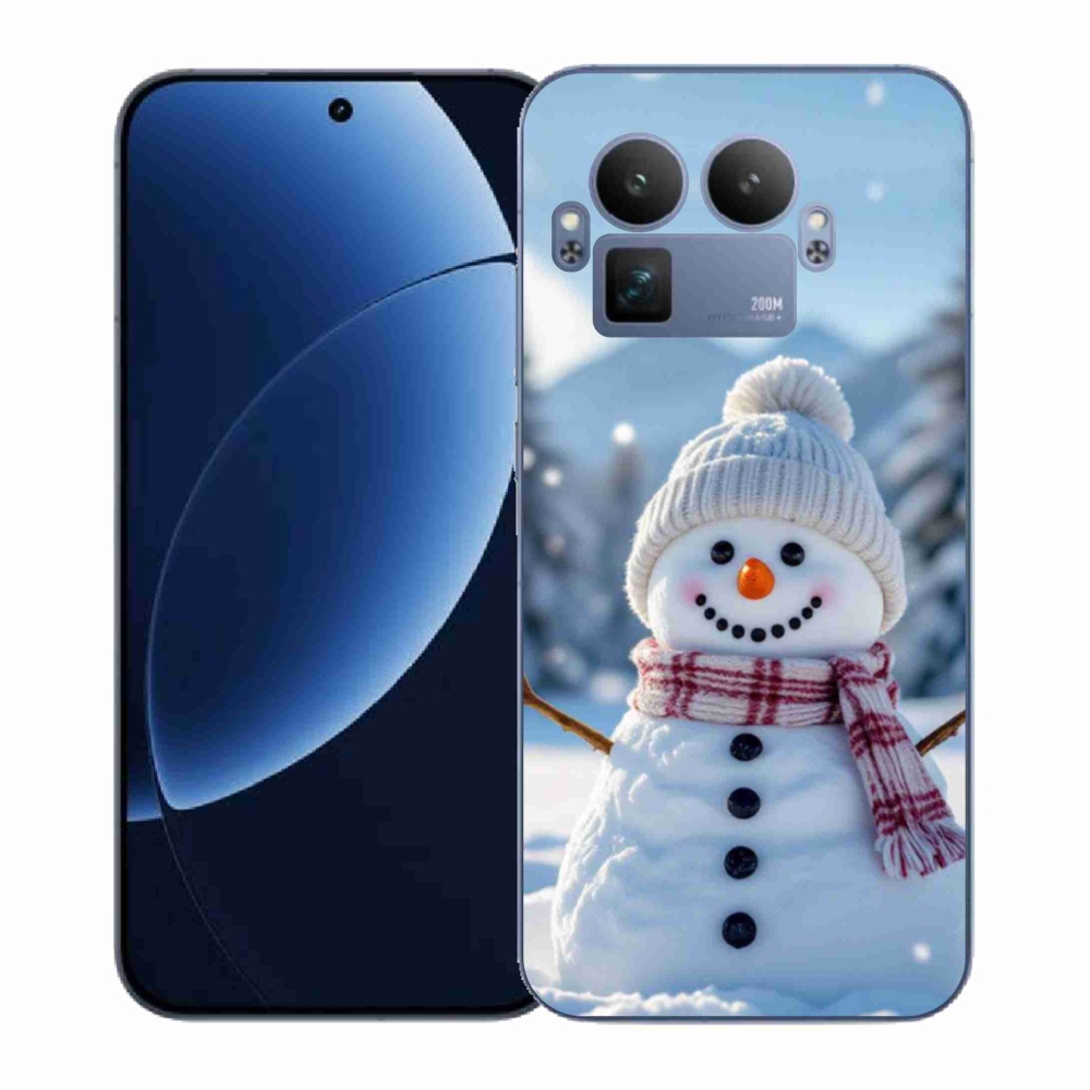 Gelový kryt mmCase na Realme GT 8 Pro - sněhulák 3