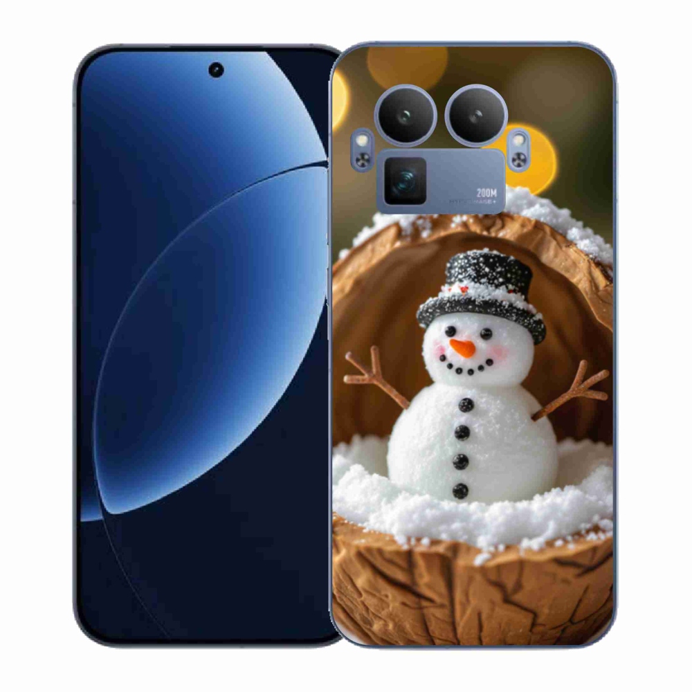 Gelový kryt mmCase na Realme GT 8 Pro - sněhulák 4