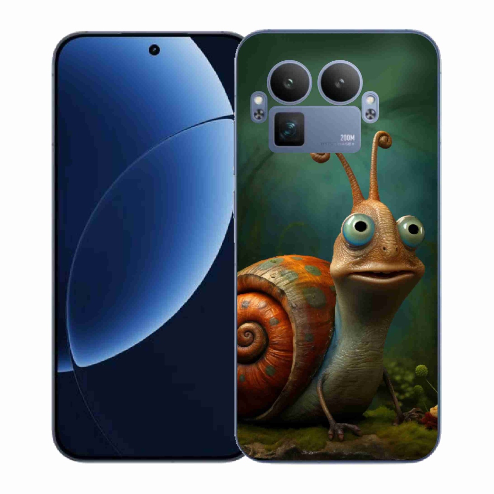 Gelový kryt mmCase na Realme GT 8 Pro - šnek