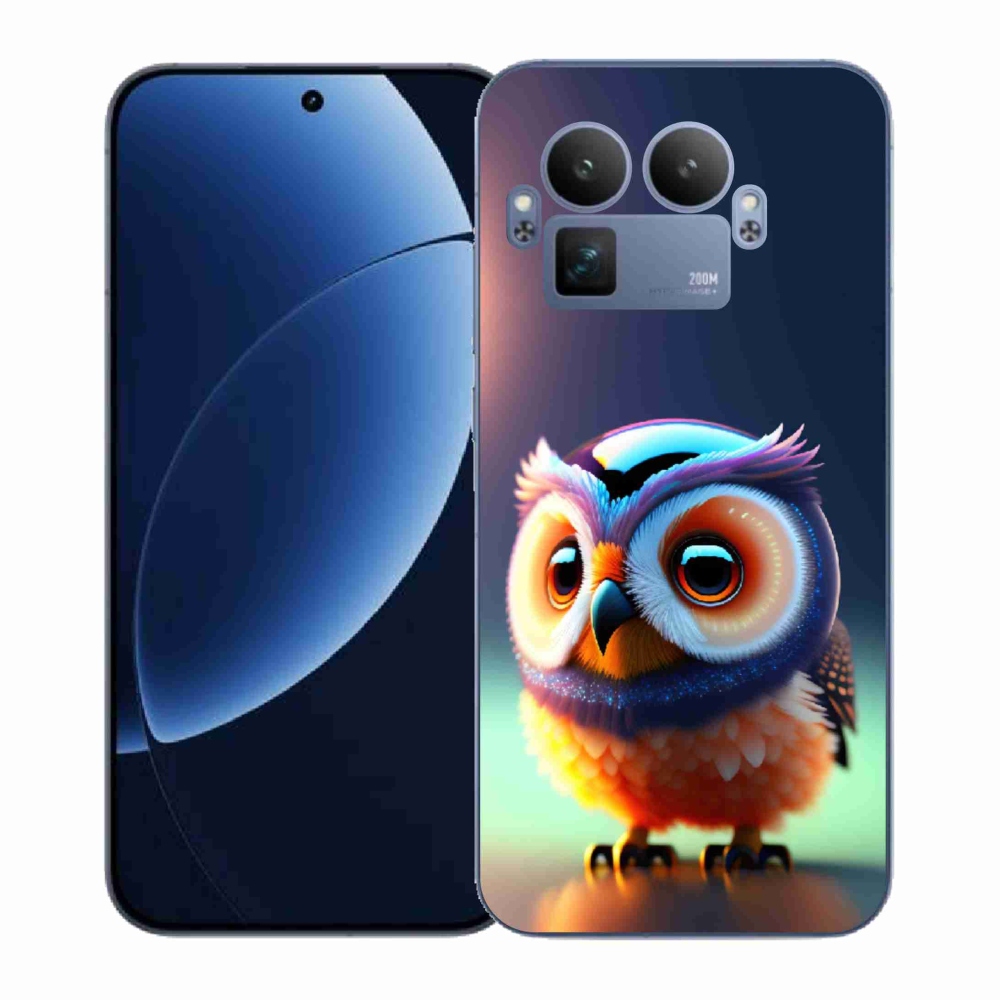 Gelový kryt mmCase na Realme GT 8 Pro - sovička