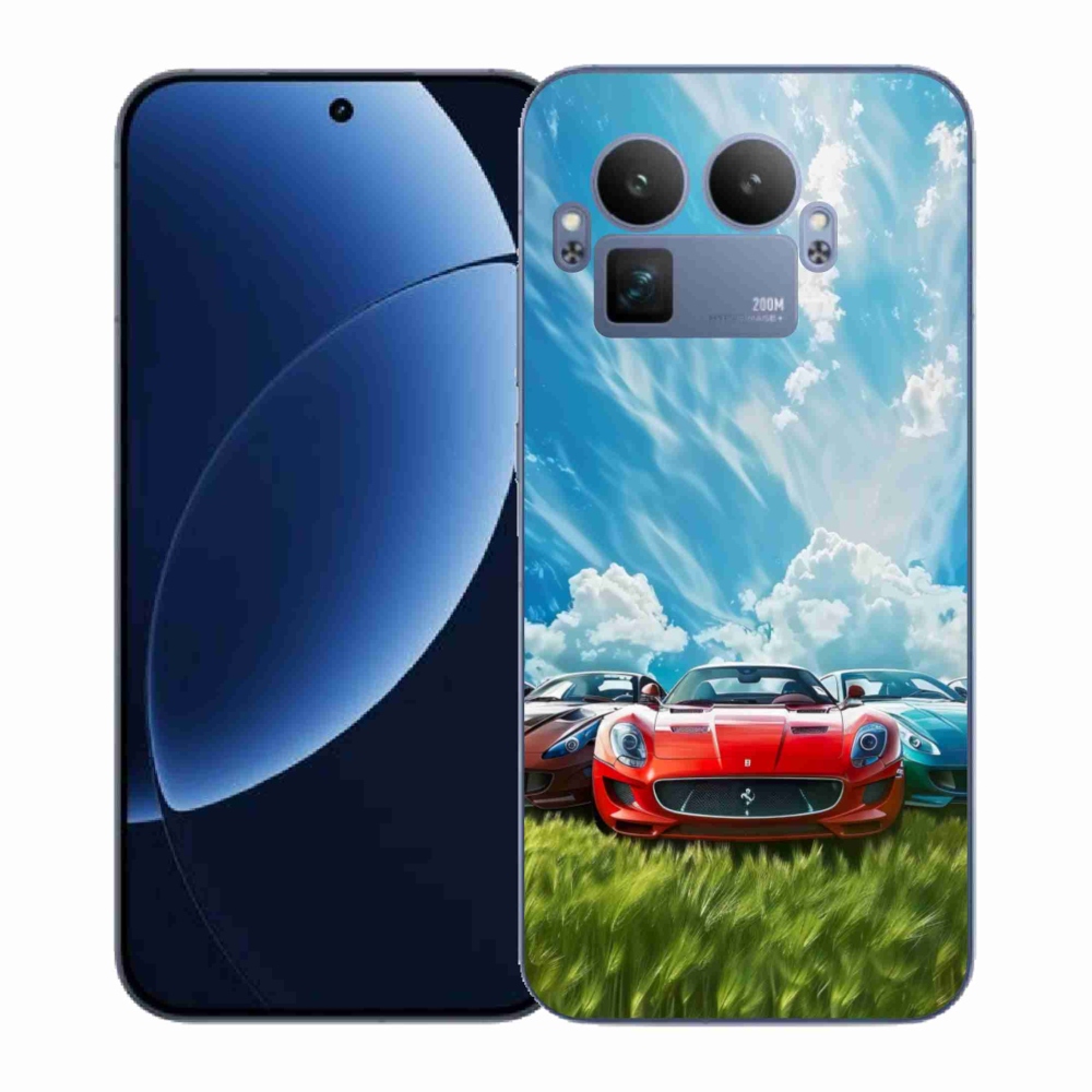 Gelový kryt mmCase na Realme GT 8 Pro - sportovní vozy