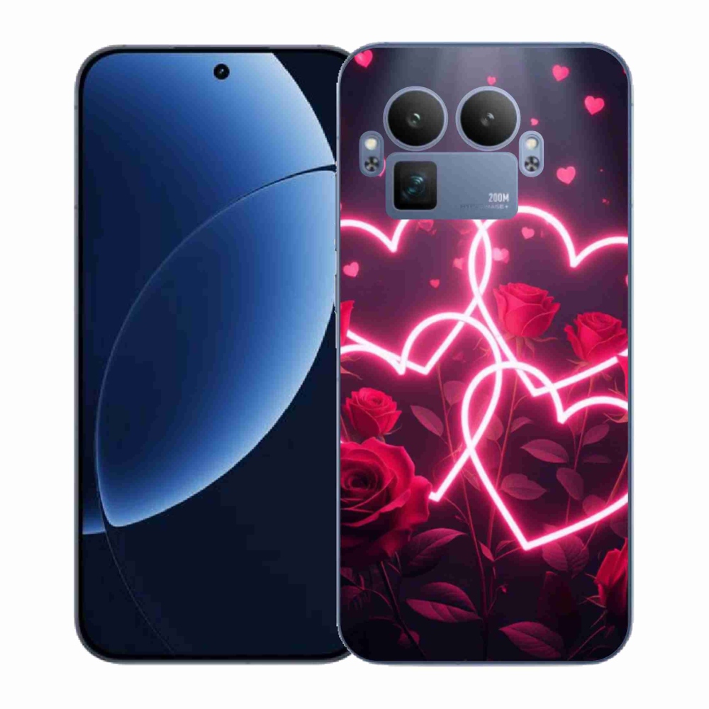 Gelový kryt mmCase na Realme GT 8 Pro - srdce lásky