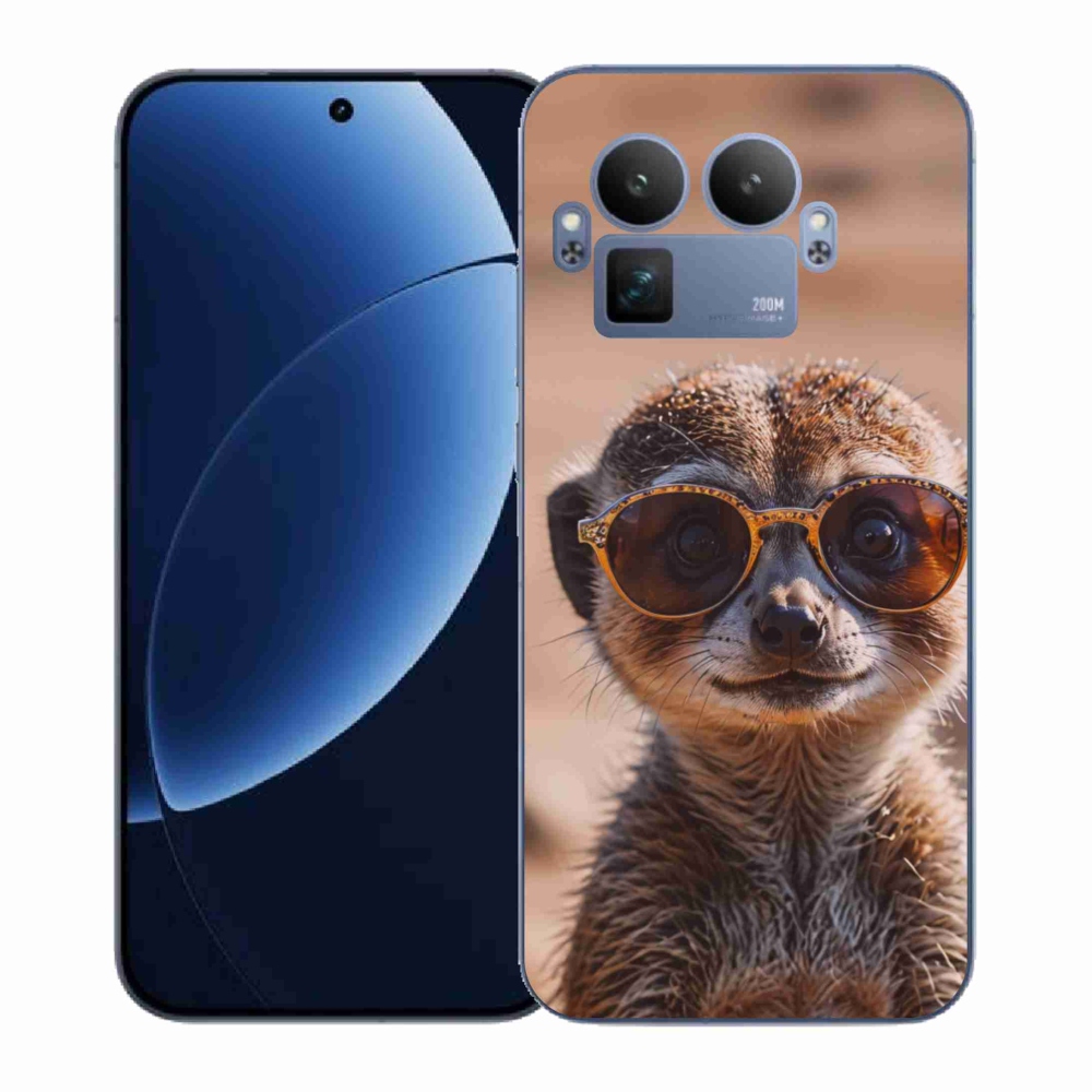 Gelový kryt mmCase na Realme GT 8 Pro - stylová surikata